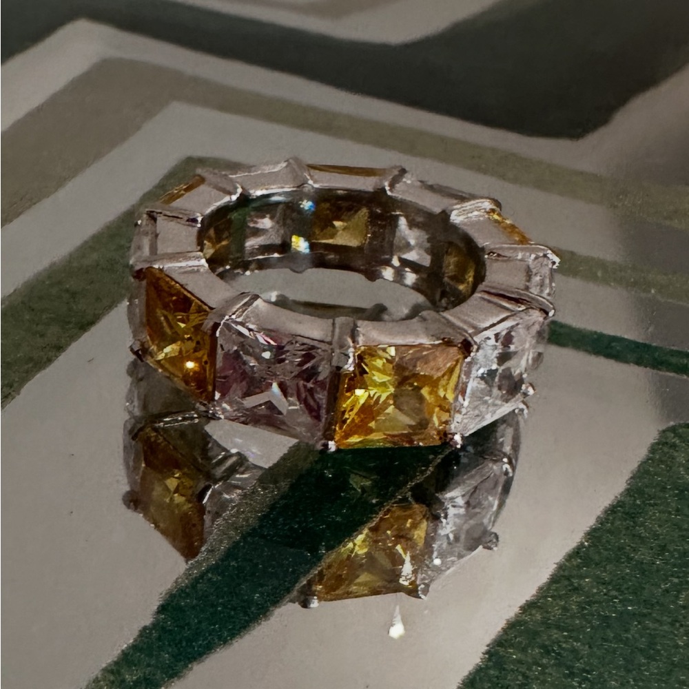 Elegant Multi-Color Gemstone Ring
